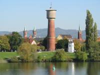 Ferienwohnung-Ladenburg (Altstadt), Wasserturm am Neckar